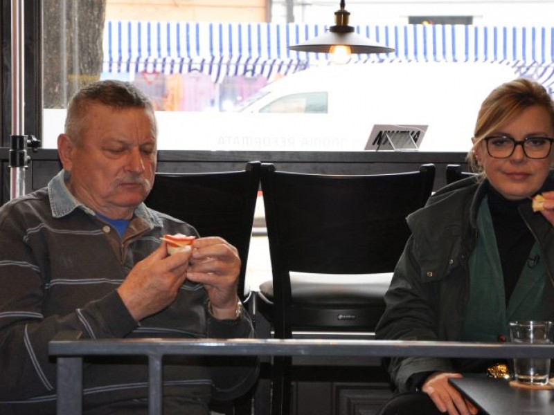 Borbás Marcsi a Pannonia Reformata Múzeumban