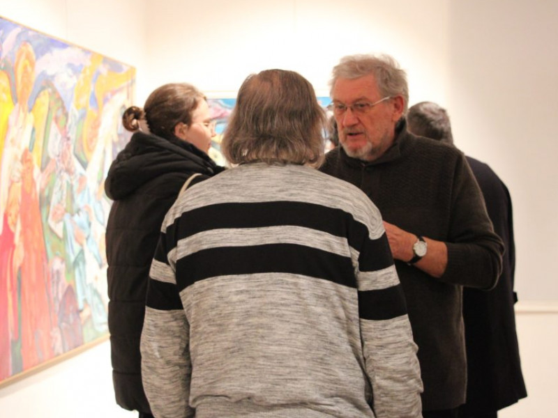 Jézussal - Ughy István kiállításának megnyitója