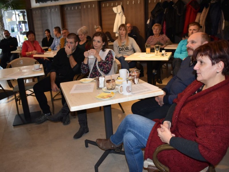 Kunfalvy Péter vívó, edző volt a vendég a Pannonia Reformata Múzeumban