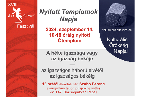 Ars Sacra Fesztivál - Nyitott Templomok Napja